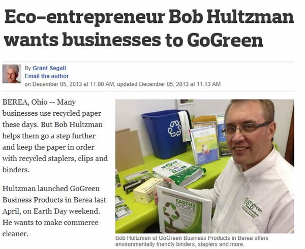 GoGreen Cleveland.com Article